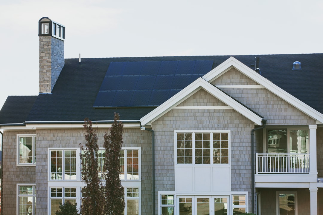 Roof solar panels installation